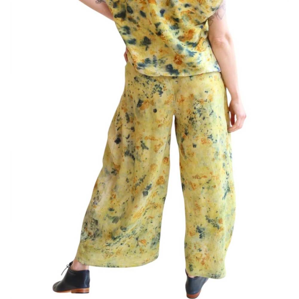 NEW ANNTIAN wide pants in bundle plant dye - Picture 3 of 4
